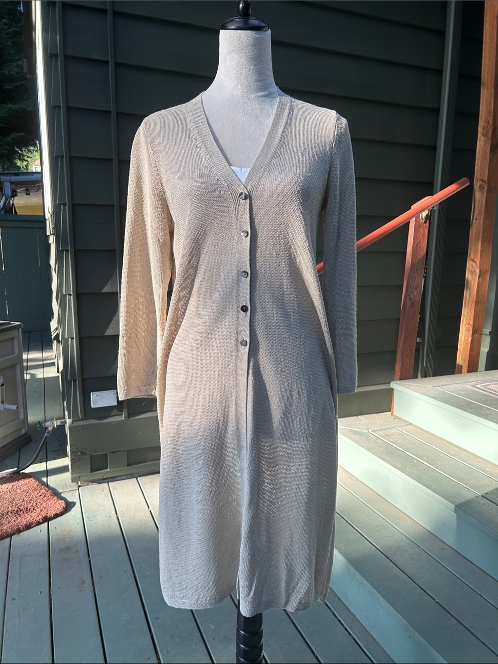 Linen Blend Cardigan